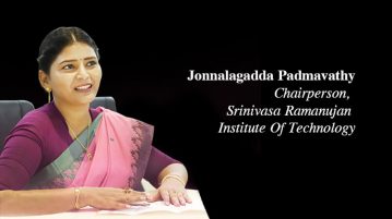 Jonnalagadda Padmavathy- Chairperson Srinivasa Ramanujan Institute Of Technology