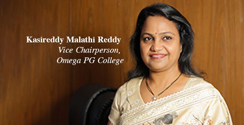 K Malathi Reddy - Chairperson of Omega PG College
