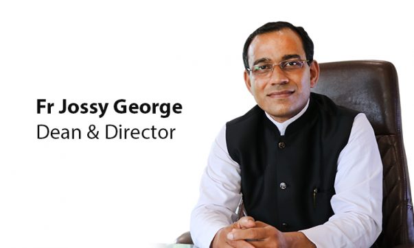 Image of Jossy George the Dean & Director of CHRIST (Deemed to be University), Pune Lavasa Campus
