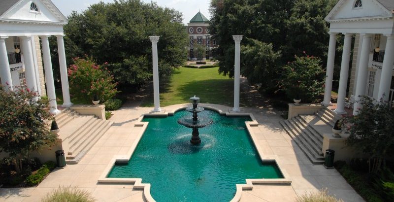 Aerial view of Belhaven University