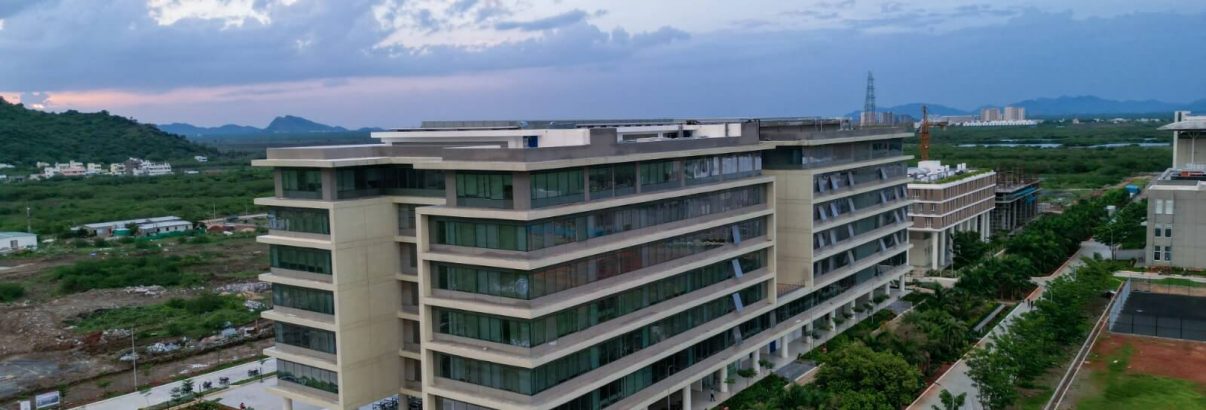 Building Façade of SRM-AP University