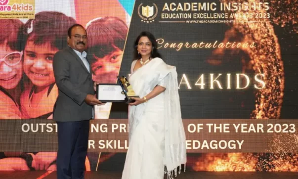 awards receiving image of Kara4Kids