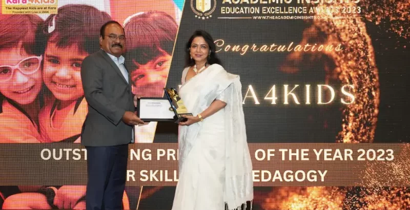 awards receiving image of Kara4Kids