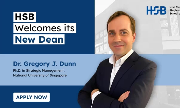 image of Dr. Gregory J Dunn new Dean for Hari Shankar Singhania School of Business