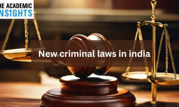 NEW criminal laws in india