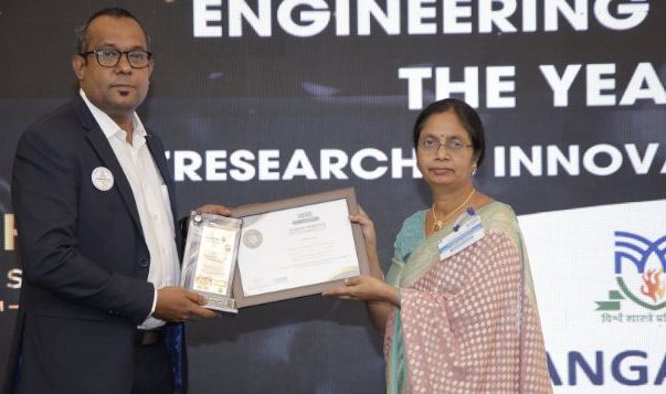 image of Mangalam College of Engineering receiving award 2025