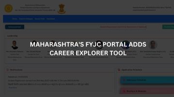 image 0f Maharashtra's FYJC Portal website