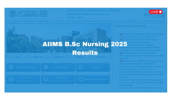 image of AIIMS B.Sc Nursing 2025 Results