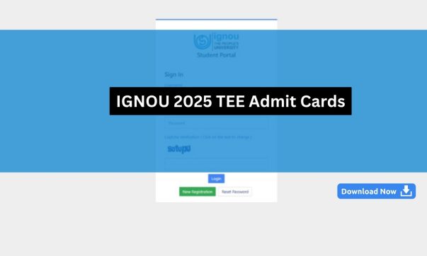 image of IGNOU Releases June 2025 TEE Admit Cards