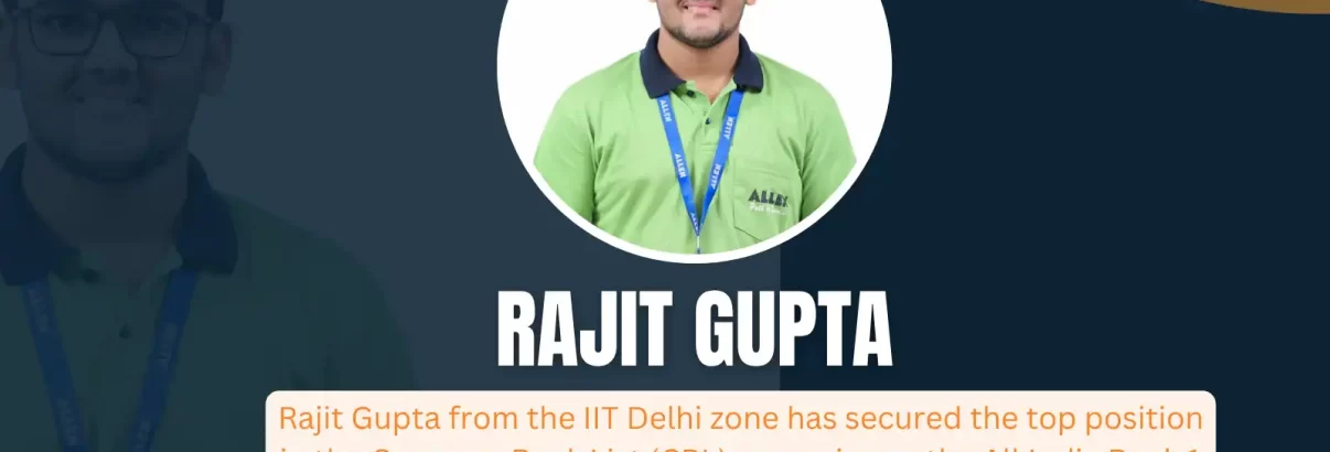 image of rajit gupta jee rank 1