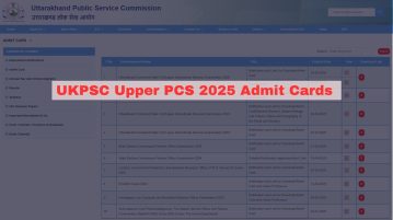 image of UKPSC Upper PCS 2025 Admit Cards Out Today