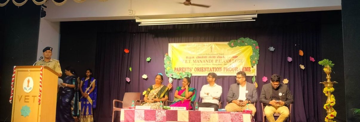 image of VET Manandi PU College Orientation 2025