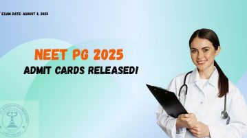 NEET PG 2025 Admit Cards Released