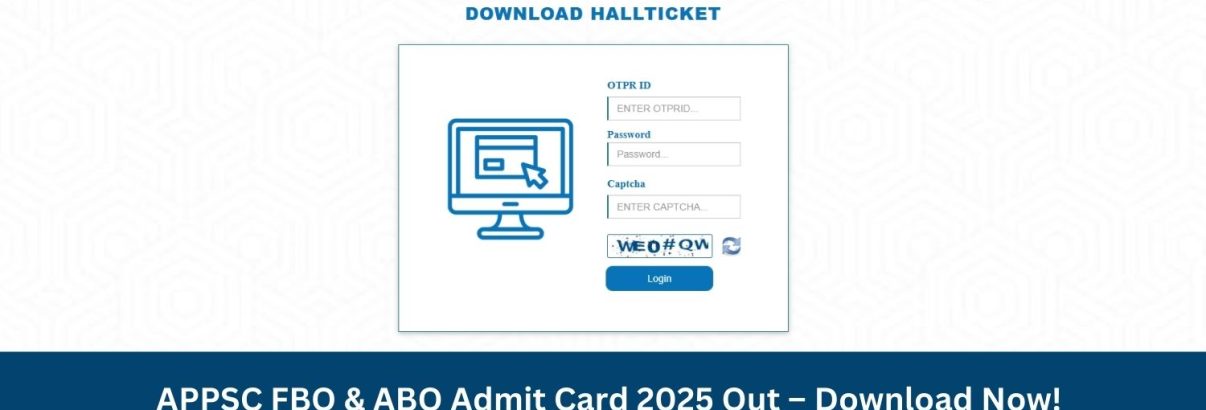 APPSC FBO & ABO Admit Card 2025 Out – Download Now!