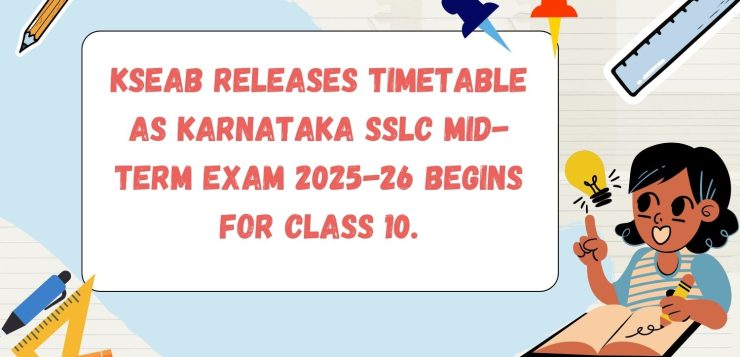 Karnataka SSLC Mid-Term Exam 2025-26 begins