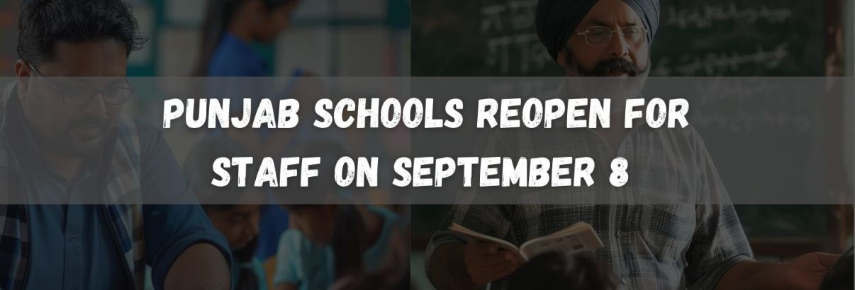 Punjab Schools Reopen for Staff on September 8
