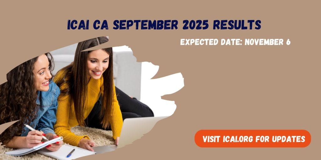 ICAI CA September 2025 Results
