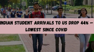 Indian Student Arrivals to US Drop 44% in August, Lowest Since Covid Pandemic Indian Student Arrivals to US Drop 44% in August, Lowest Since Covid Pandemic