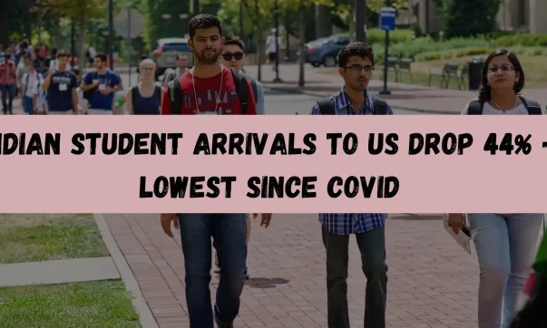 Indian Student Arrivals to US Drop 44% in August, Lowest Since Covid Pandemic
