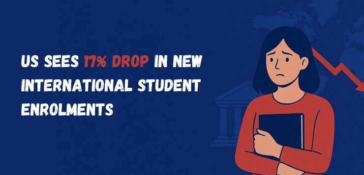 International Enrolments Dip 17% in US for 2025–26