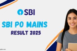 SBI PO MAINS RESULT 2025