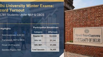 Delhi University Sees Record 2.28 Lakh Students Appear for Winter Exams Under NEP and CBCS