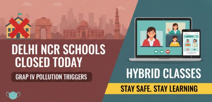 Delhi NCR Schools Closed today