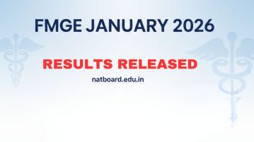 FMGE January 2026 Results Released on natboard.edu.in