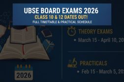 UBSE Class 10 and 12 Board Exam Dates 2026 Out Full Timetable and Practical Schedule