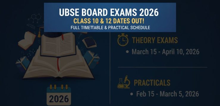 UBSE Class 10 and 12 Board Exam Dates 2026 Out Full Timetable and Practical Schedule