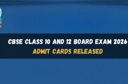 CBSE Class 10 and 12 Board Exam 2026 Admit Cards Released check list