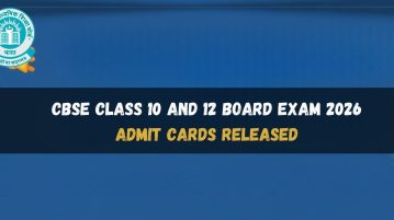 CBSE Class 10 and 12 Board Exam 2026 Admit Cards Released check list