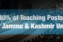 40% of Teaching Posts Vacant in Jammu & Kashmir Universities