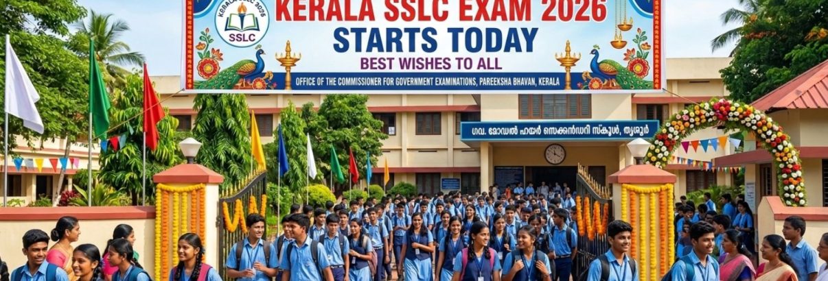 Kerala SSLC Exam 2026 Starts Today