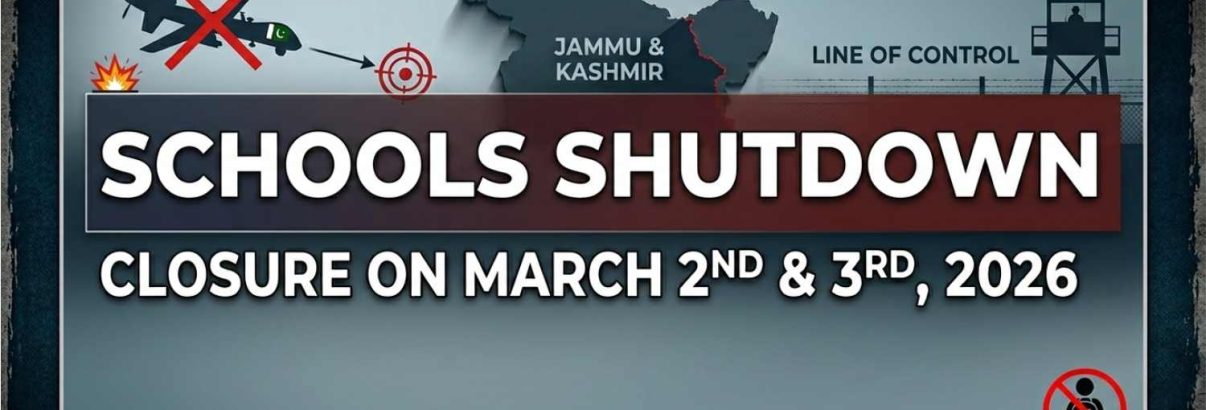 Pakistani Drone Intrusions Along LoC Prompt Jammu Kashmir Schools Shutdown on March 2nd and 3rd
