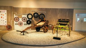 display of human pulled carts at Payana