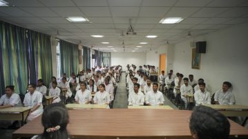 classroom at Acharya Institute of Health Sciences