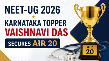 NEET-UG 2026 Karnataka Topper Vaishnavi Das Secures AIR 20