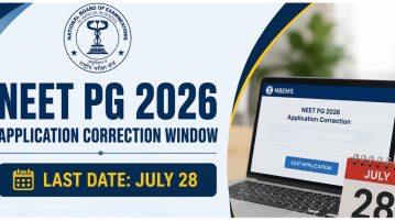 NEET PG 2026 Application Correction Window