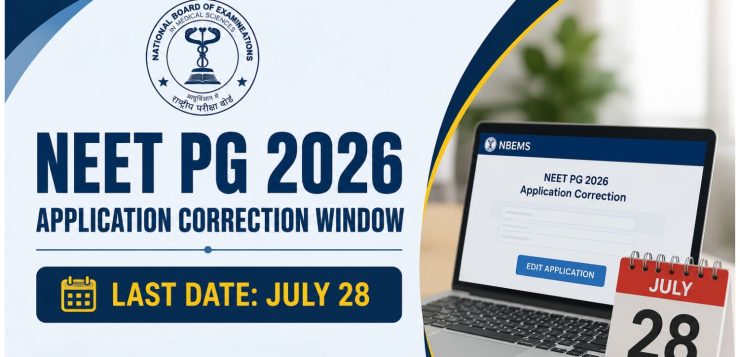 NEET PG 2026 Application Correction Window