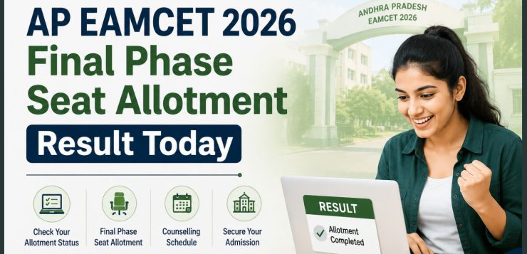 AP EAMCET 2026 Final Phase Seat Allotment Result Today
