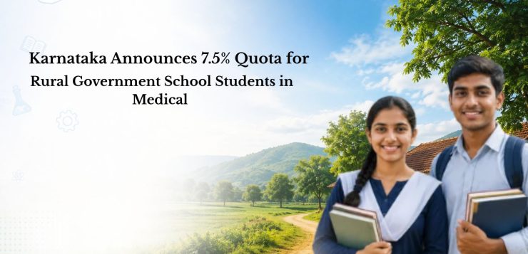 Karnataka Announces 7.5% Quota for Rural Government School Students in Medical, Engineering Admissions