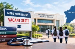 Over 800 MBBS Seats Vacant in Tamil Nadu and Puducherry Deemed Universities