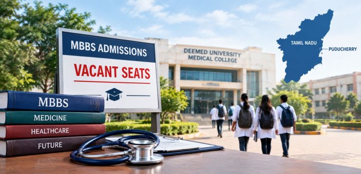 Over 800 MBBS Seats Vacant in Tamil Nadu and Puducherry Deemed Universities