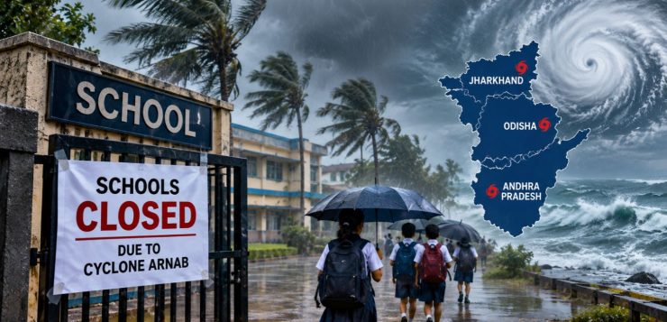 Schools Closed Due to Cyclone Arnab
